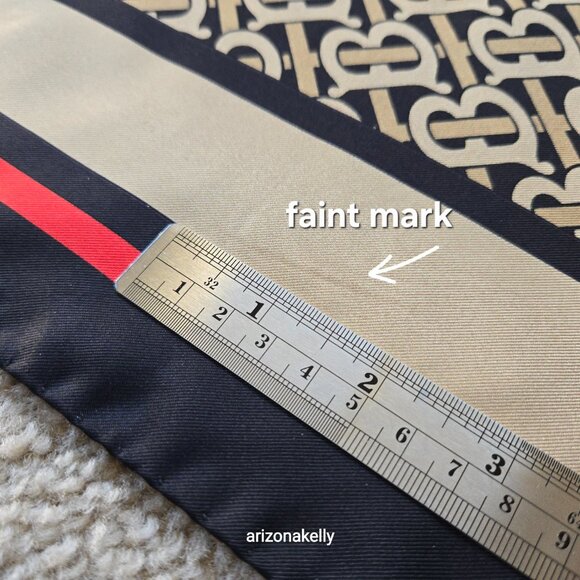 Burberry Montage Print Silk Twill Scarf Archive Beige - Picture 7 of 16